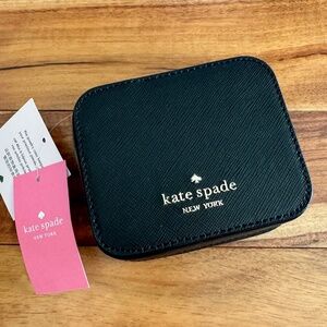 Kate Spade Black Madison Jewelry Case Holder Organizer NWT
